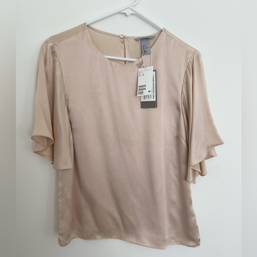 HM silk blouse